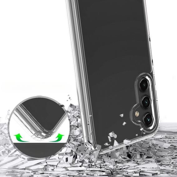 Etui do Samsung Galaxy A14 5G, Fusion Hybrid, przezroczyste