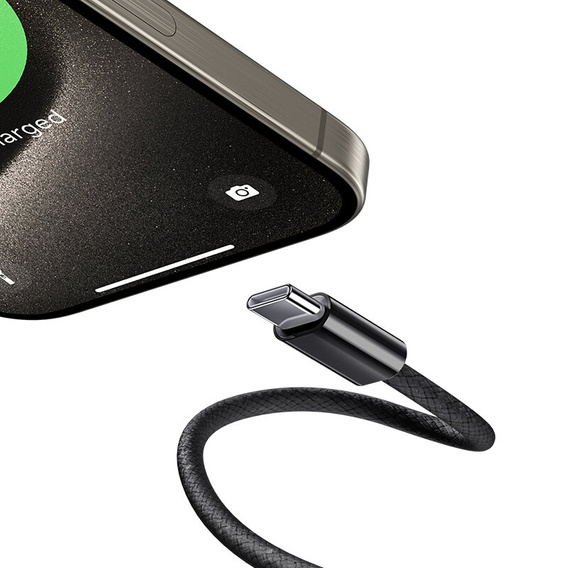 BENKS Kabel Type-C do Lightning 27W / 3A 100cm, czarny