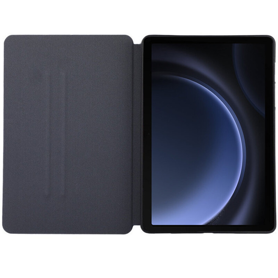 Etui do Samsung Galaxy Tab S9 FE+ Plus, Smartcase z miejscem na rysik, zielone
