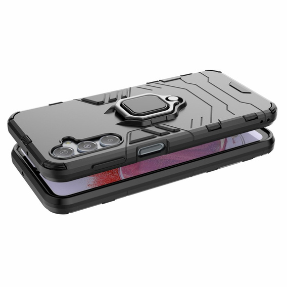 Etui do Samsung Galaxy S23 FE, Kickstand Ring, czarne
