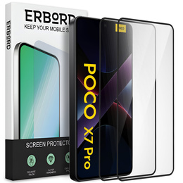 2x Szkło Hartowane ERBORD 3D do Xiaomi Poco X7 Pro – ochrona całego ekranu