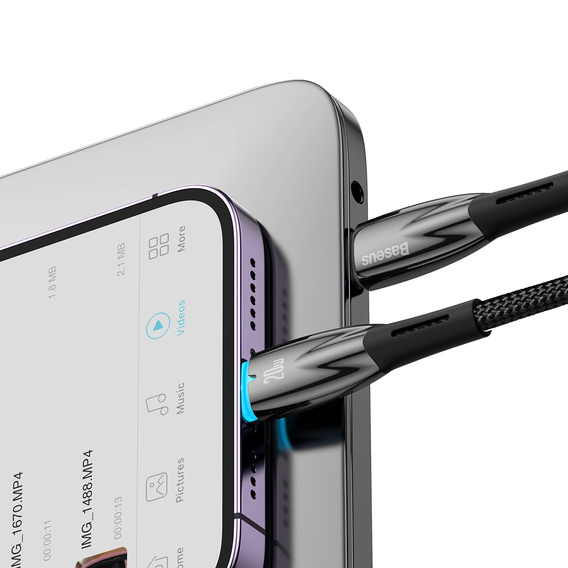 Kabel Baseus Glimmer USB-C do Lightning 20 W 2 m do iPhone