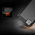 Etui do Huawei Y5P, Karbon, czarne
