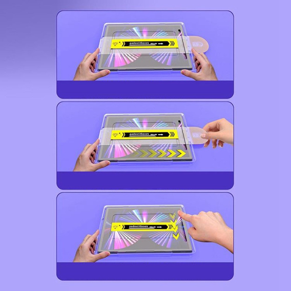 Szkło ochronne 9H z automatycznym montażem do Galaxy Tab S10 FE / S10 / S9 FE / S9 / S8 / S7