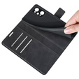 Skórzane Etui Wallet PU Leather do Realme GT 2 / Realme GT Neo 2, Black