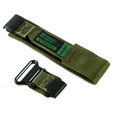 Pasek Nylonowy ERBORD MP84 Quickfit do Garmin Fenix 5/6/6 PRO/7 Forerunner 965/955/945, Zielony, Rozmiar M/L