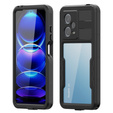 Etui Wodoodporne IP68 do Xiaomi Redmi Note 12 Pro 5G, Redpepper, czarne