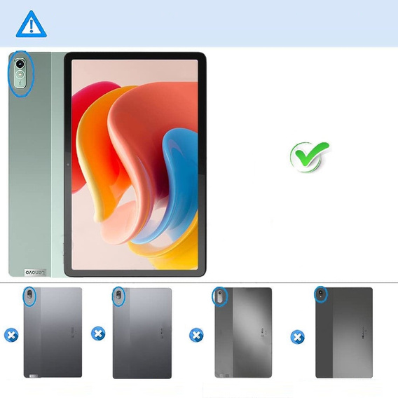 Etui do Lenovo Tab P11 Gen 2 TB350FU TB350XU 11.5", Silikonowe, przezroczyste