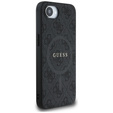 Etui GUESS do iPhone 16E, 4G Ring Classic Logo, czarne