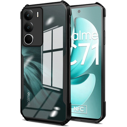 Etui AntiDrop Hybrid do Realme C71 – odporne na upadki, czarne