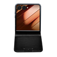 Skórzane etui portfelowe czarne do Samsung Galaxy Z Flip7