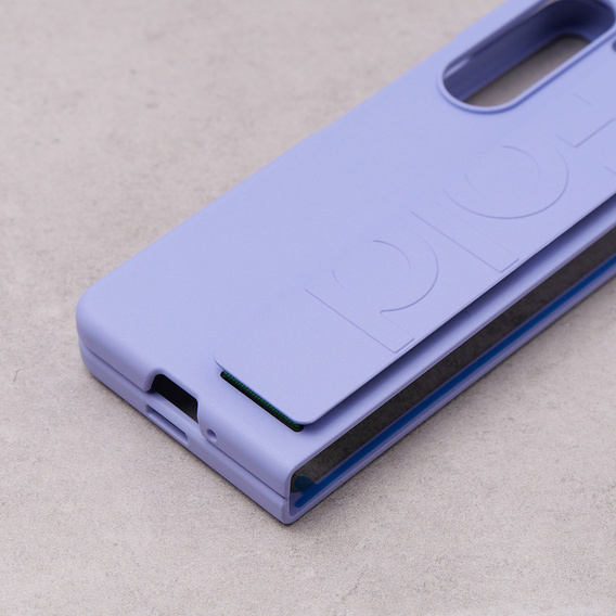 Etui do Samsung Galaxy Z Fold5 5G, z rączką, fioletowe
