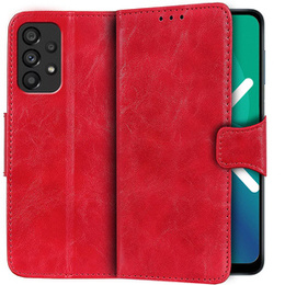Skórzane Etui Wallet do Samsung Galaxy A53 5G, Red
