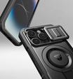 Dexnor Magnet Case – etui do iPhone 14 Pro z osłoną aparatu i podstawką - czarne
