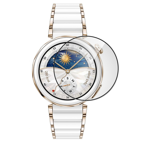 2x Szkło Hybrydowe ERBORD do Huawei Watch GT 5 Pro 42mm
