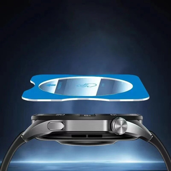 2x Szkło Hartowane ERBORD do Huawei Watch GT 5 41mm, z ramką do montażu