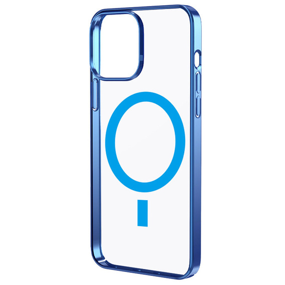 Etui do iPhone 13, ERBORD Hybrid MagSafe Case, niebieskie