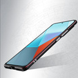 Etui do Xiaomi Redmi Note 13 Pro+, Armor Bumper, z osłoną obiektywu, czarne / czerwone