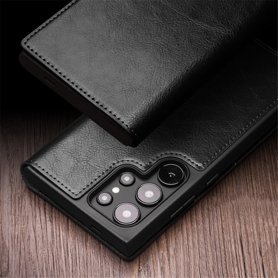 Etui QIALINO Leather Wallet z klapką do Samsung Galaxy S24 Ultra
