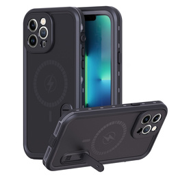Etui wodoodporne do iPhone 13 Pro Max, Redpepper, do MagSafe, czarne