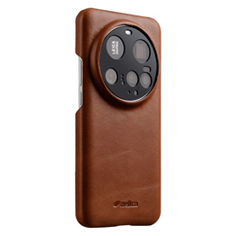 Etui MELKCO do Xiaomi 15 Ultra, skórzane, brązowe