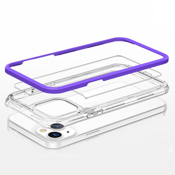 Etui ERBORD do iPhone 13 Mini, Hybrid Frame, Purple