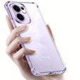 Etui do Oppo Reno 14F, wzmocnione, z ochroną aparatu, przezroczyste