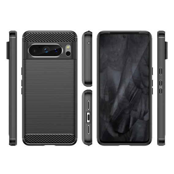 Etui do Google Pixel 8 Pro, Karbon, czarne