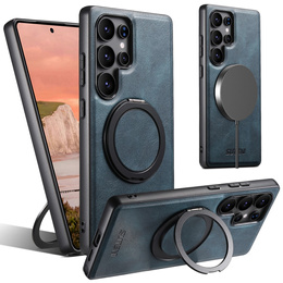 Etui Suteni G3 do Samsung Galaxy S25 Ultra z podstawką i MagSafe – niebieskie