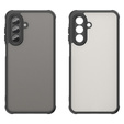 Etui Matt Case do Samsung Galaxy A17 5G, przydymione z czarnymi bokami