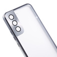 Etui do Samsung Galaxy S21, Magnetic Dual Glass, srebrne