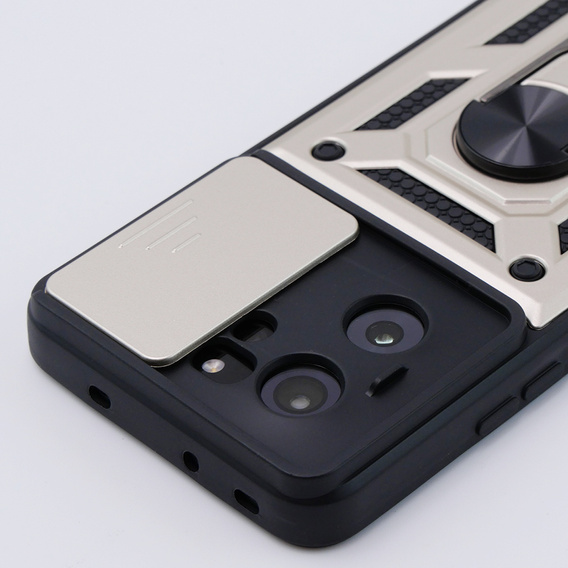 Etui pancerne do Xiaomi 13T / 13T Pro, CamShield Slide, złote
