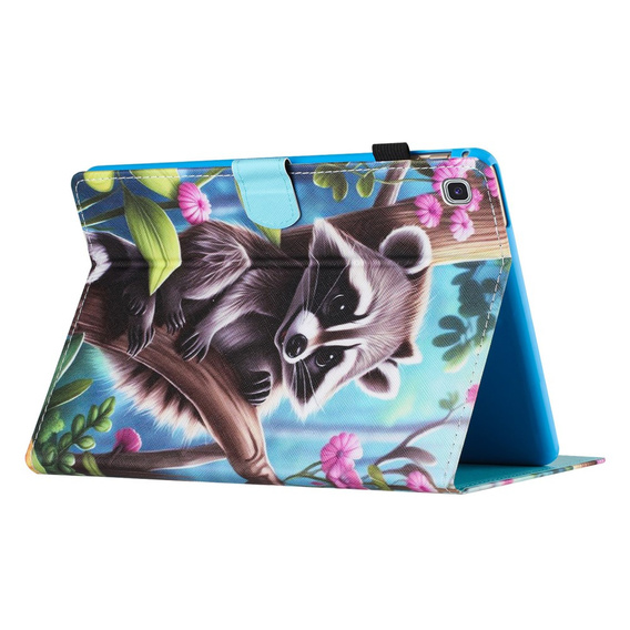 Etui do Samsung Galaxy Tab A7 Lite, z klapką, raccoon