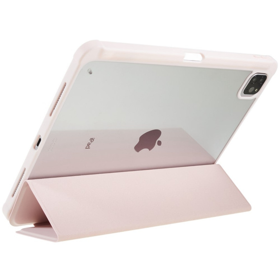 Etui do iPad Pro 11" 2022/2021/2020/2018 (4/3/2/1 gen.), Smartcase Hybrid, z miejscem na rysik, różowe