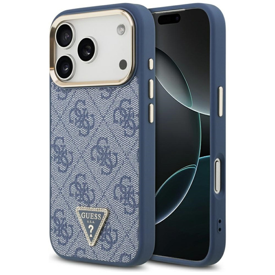 Etui Guess 4G Triangle Logo MagSafe do iPhone 17 Pro