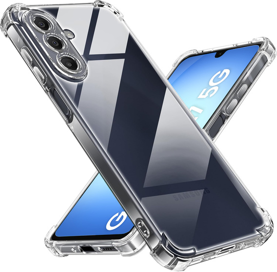 Etui do Samsung Galaxy A17 5G, wzmocnione, z ochroną aparatu, przezroczyste