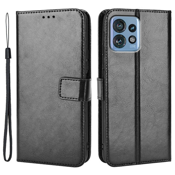 Etui z klapką do Motorola Edge 40 Pro, Wallet, czarne