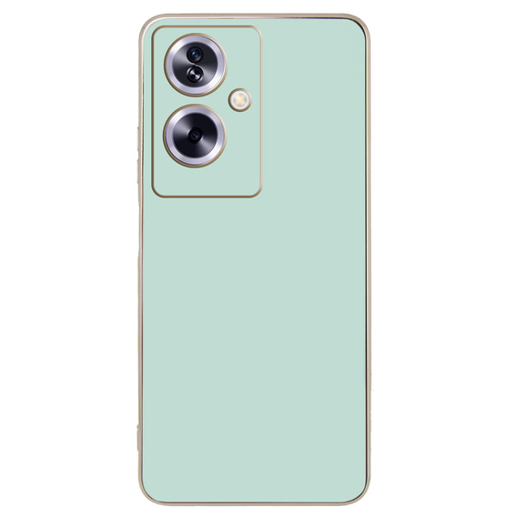 Etui do Oppo A79 5G, Glamour CamShield, miętowe