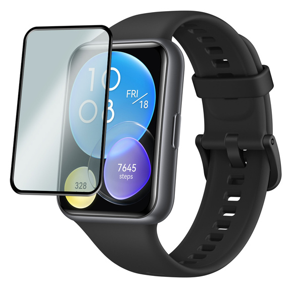 2x Szkło Hybrydowe ERBORD do Huawei Watch Fit 2