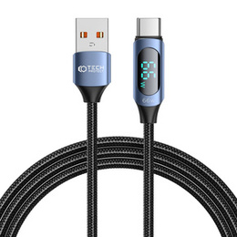 Tech-Protect Kabel UltraBoost LED Type-C 66W/6A 100cm, Niebieski