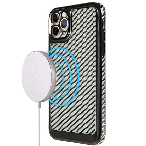 Etui do iPhone 14 Pro Max Carbon Slim Case Obudowa, Czarne