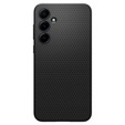 Etui Spigen do Samsung Galaxy A55 5G, Liquid Air, czarne + Szkło Hartowane 9H