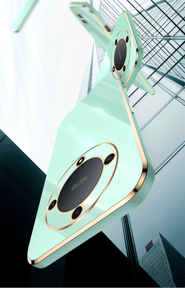 Etui do Honor Magic 5 Lite, Glamour CamShield, miętowe