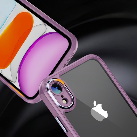 Etui do iPhone XR, ERBORD Impact Guard, fioletowe