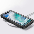 Etui do iPhone 12/12 Pro, Shockproof, z folią, czarne
