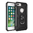 Etui pancerne do iPhone 6/6S/7/8/SE 2020/SE 2022, Nox Case Ring, czarne