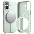 Etui Ringke do iPhone 17, Silicone MagSafe, Soft Mint