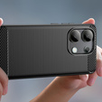 Etui Tech-Protect TPUCarbon do Xiaomi Redmi Note 13 4G, czarne