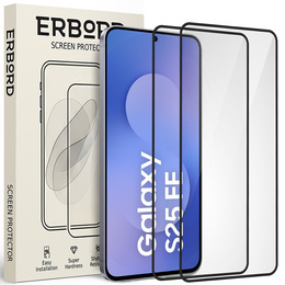 2x Szkło Hartowane ERBORD 3D do Samsung Galaxy S25 FE
