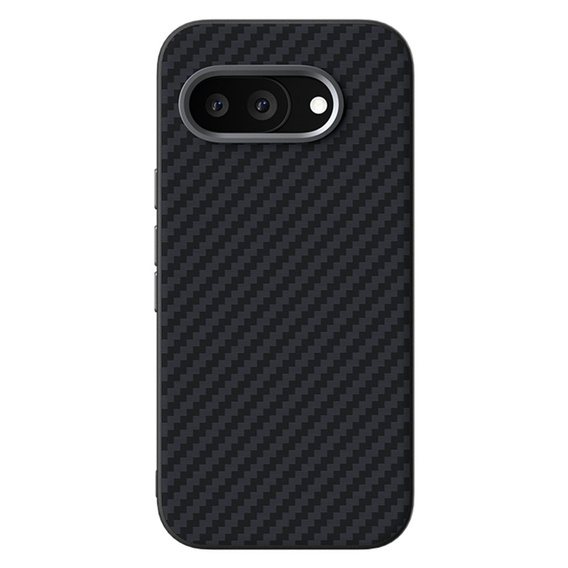 Etui do Google Pixel 9a ABEEL Carbon Mag Ring – czarne